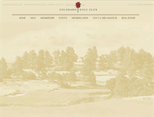 Tablet Screenshot of coloradogolfclub.com